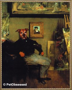 Edgar Degas - Portrait of James Tissot